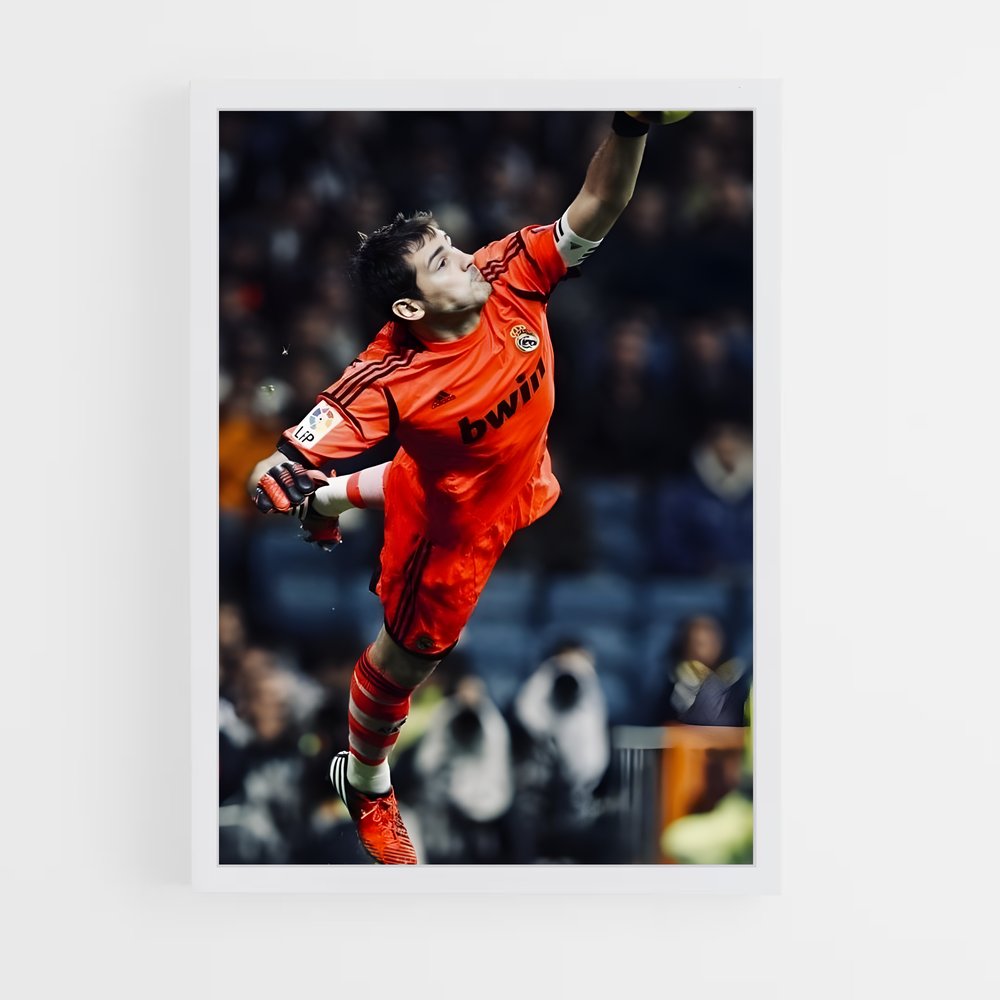 ap-iker casillas-4 cadre Blanc