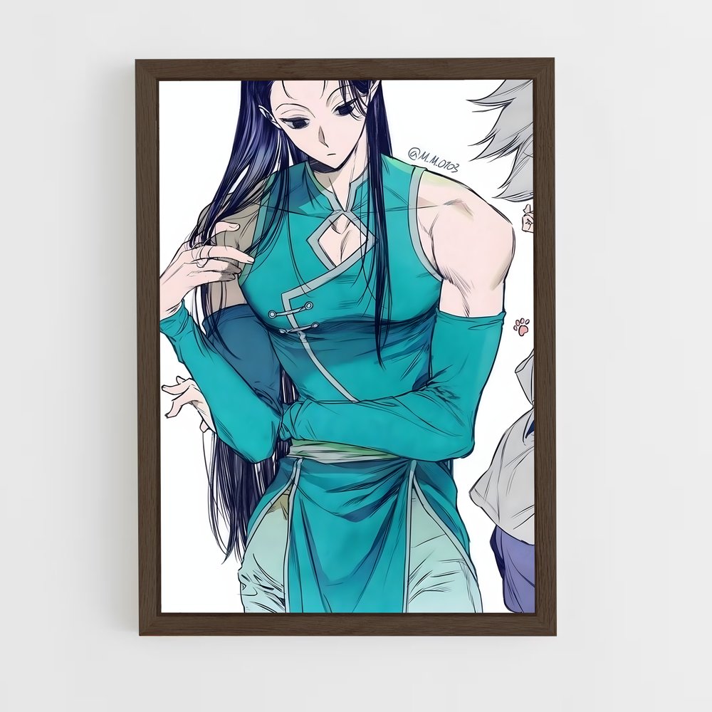 ap-illumi zoldyck-1 cadre Bois foncé