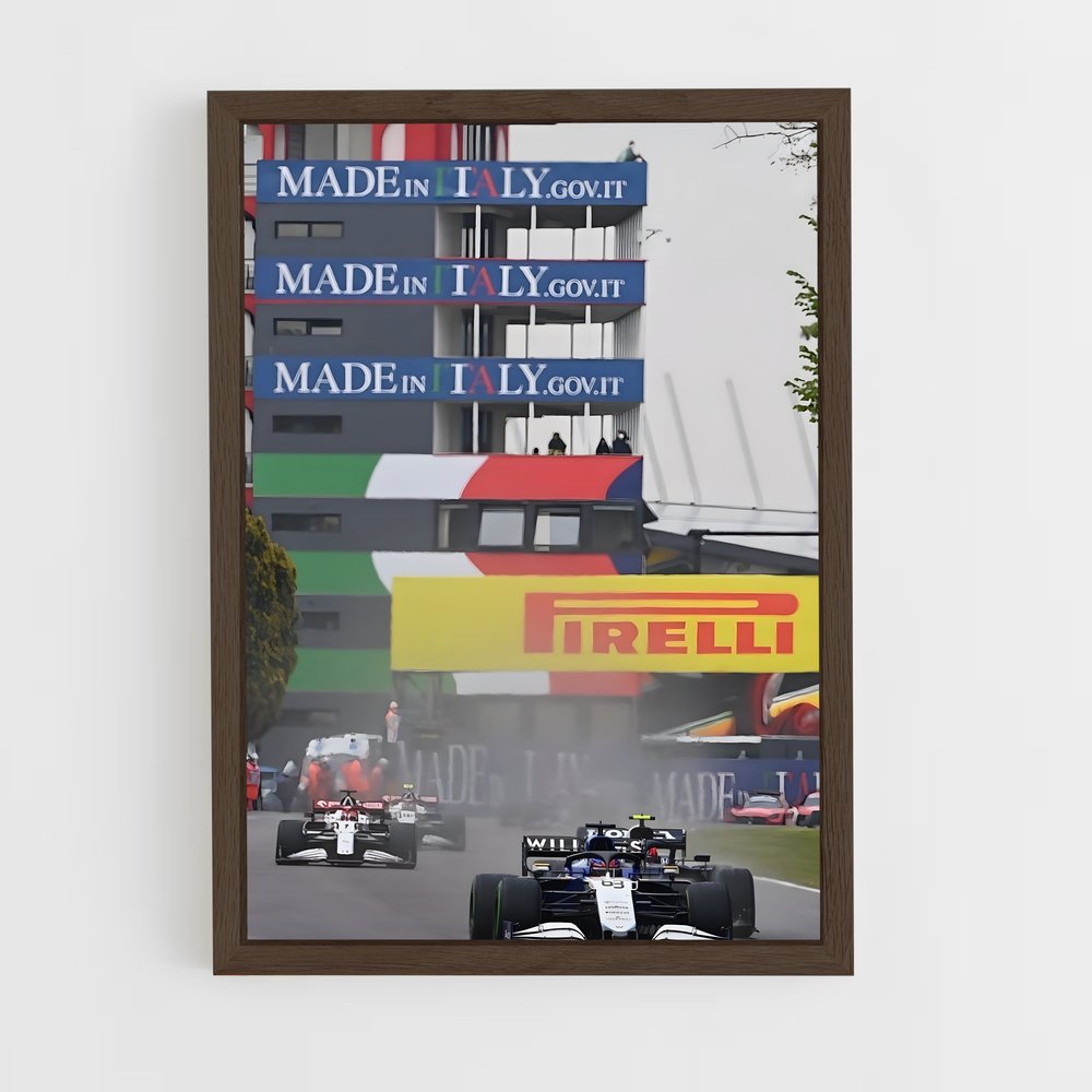 ap-imola circuit italy-2 cadre Bois foncé