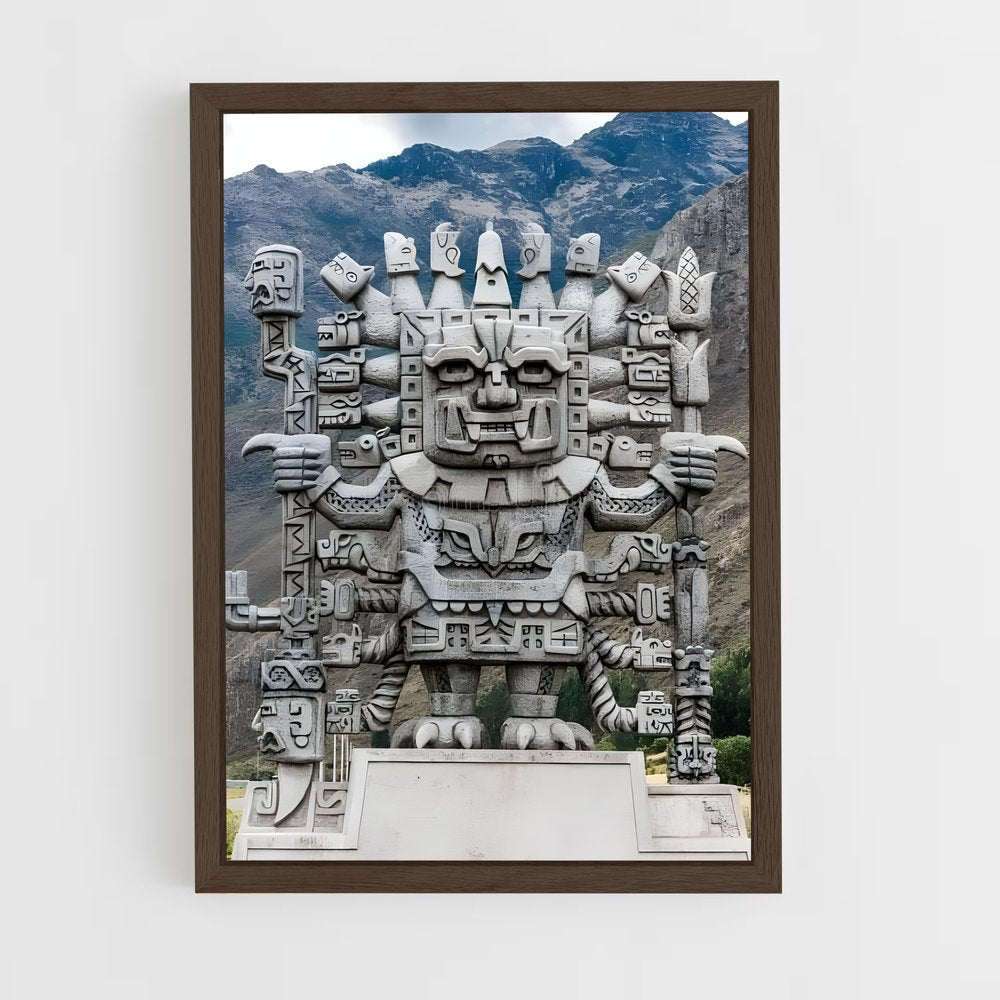 ap-inca empire-1 cadre Bois foncé