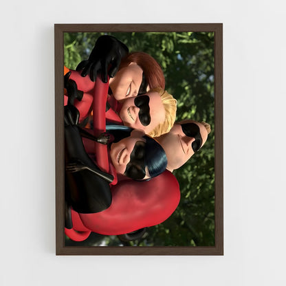 ap-incredibles-1 cadre Bois foncé