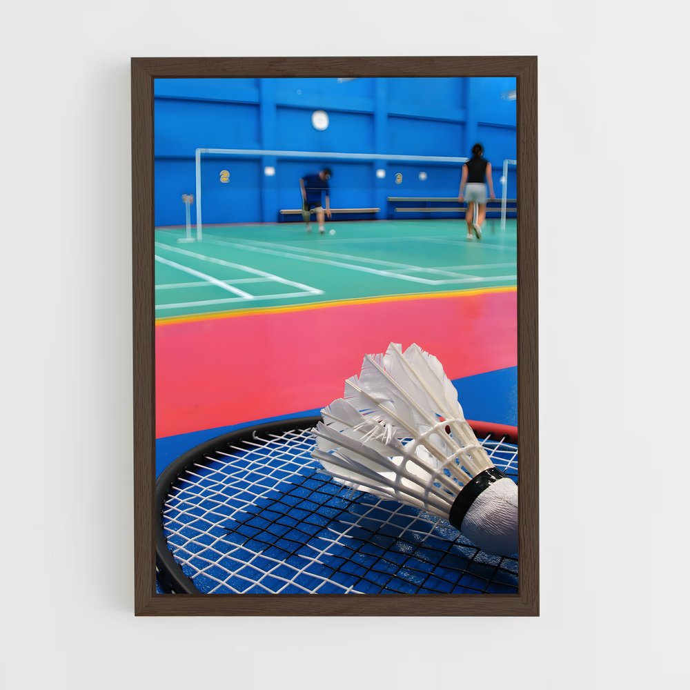 ap-india national badminton team-1 cadre Bois foncé