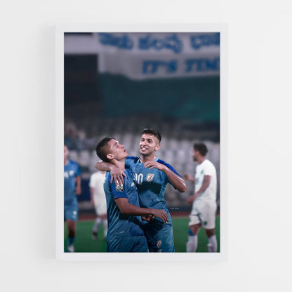 ap-india national football team-2 cadre Blanc
