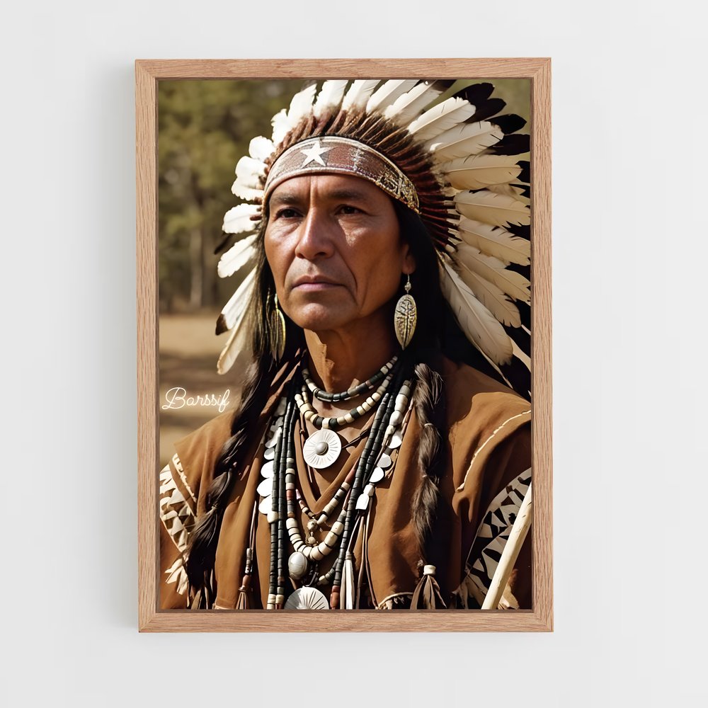 ap-indian chief-4 cadre Bois clair