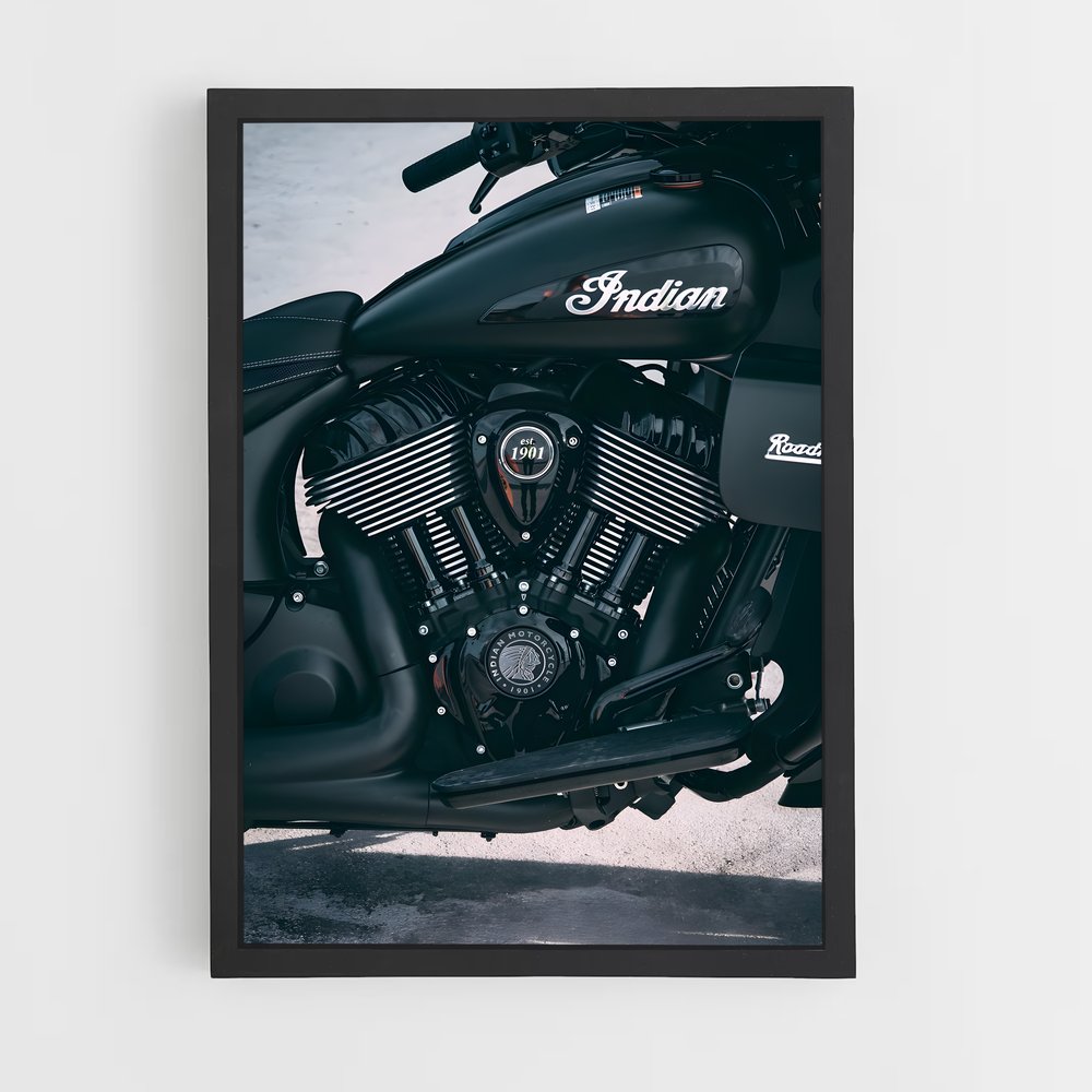 ap-indian motorcycle-1 cadre Noir