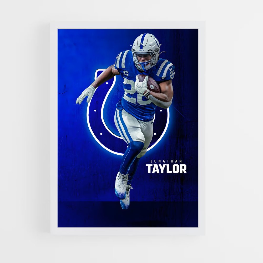 ap-indianapolis colts-5 cadre Blanc