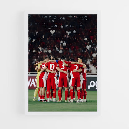 ap-indonesia national football team-1 cadre Blanc