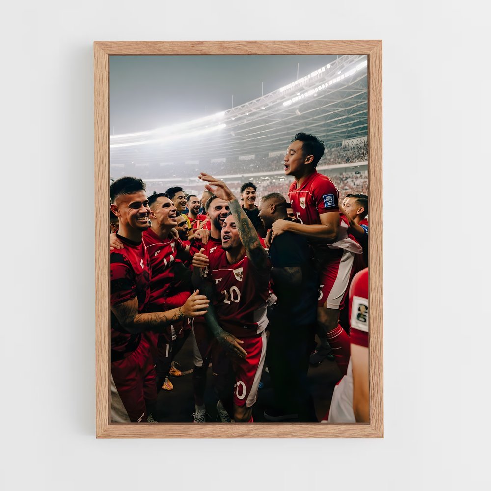 ap-indonesia national football team-2 cadre Bois clair