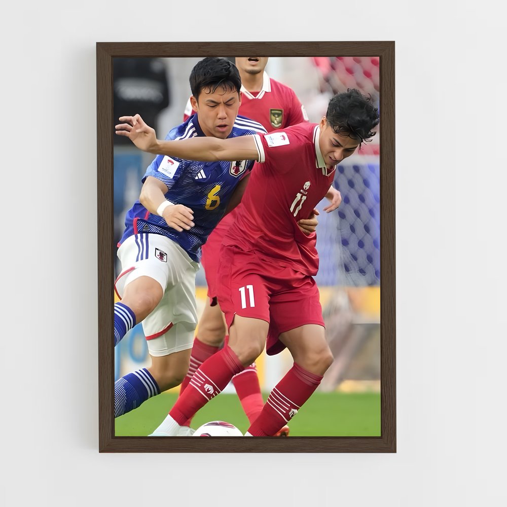 ap-indonesia national football team-3 cadre Bois foncé