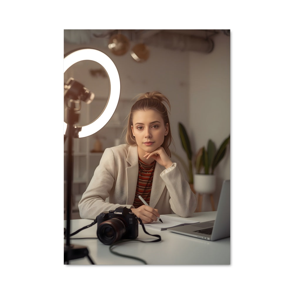 Poster The Influencer's Desk