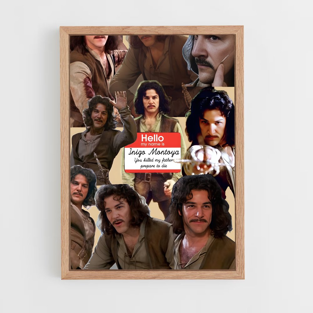 ap-inigo montoya-2 cadre Bois clair
