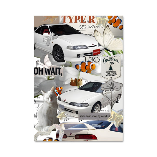Poster Fleurs et Vitesse