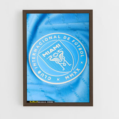 ap-inter miami cf-9 cadre Bois foncé