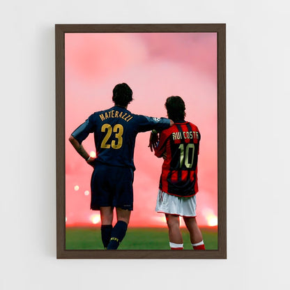 ap-inter milan-10 cadre Bois foncé