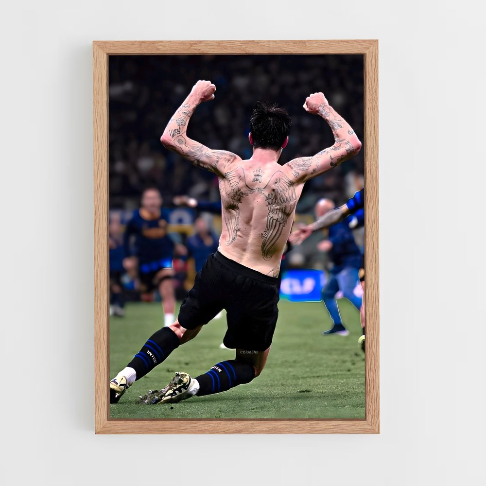 ap-inter milan-8 cadre Bois clair
