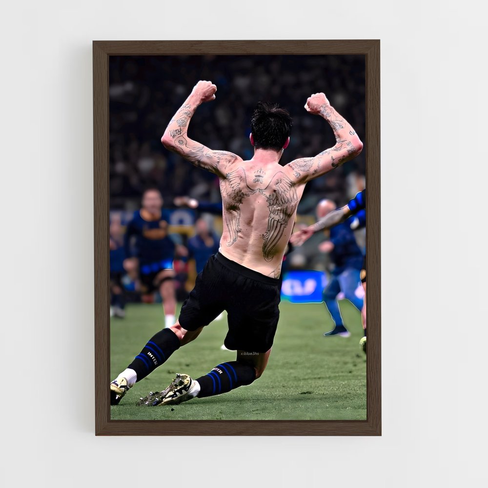 ap-inter milan-8 cadre Bois foncé