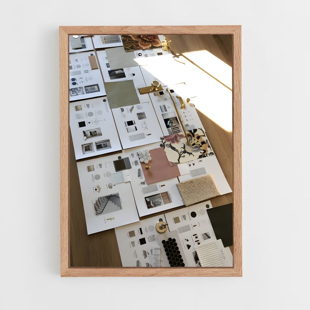 ap-interior designer-3 cadre Bois clair