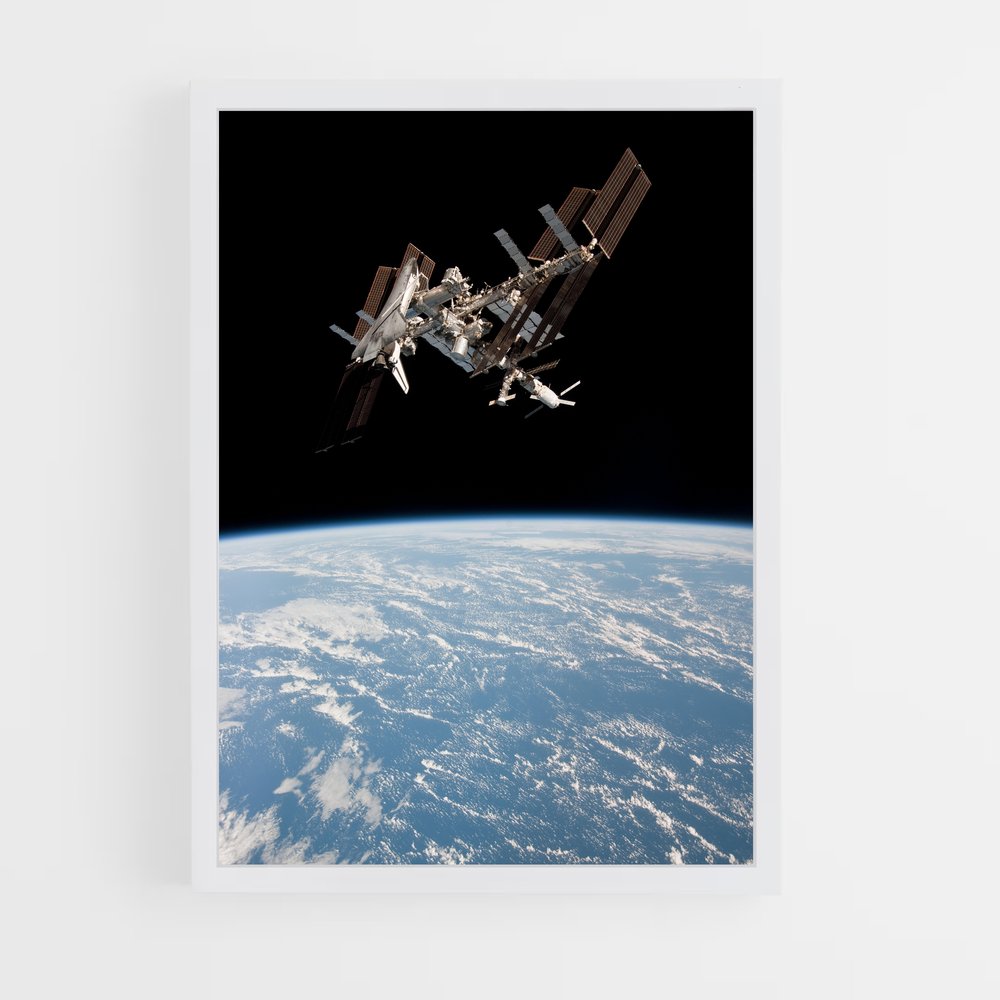 ap-international space station-13 cadre Blanc