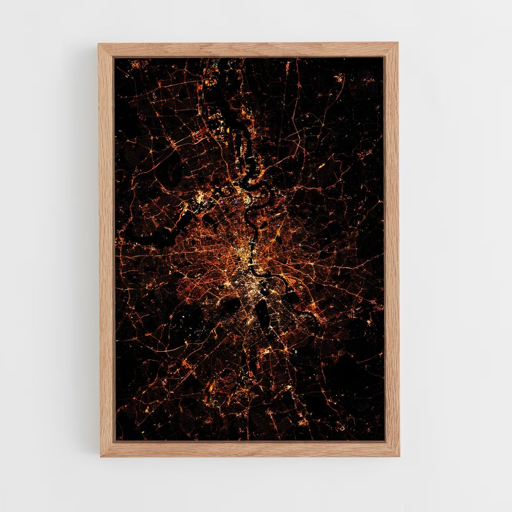 ap-international space station-14 cadre Bois clair