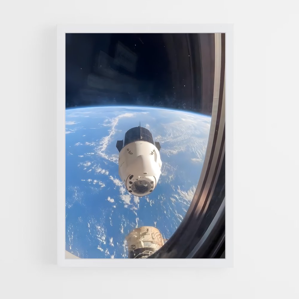 ap-international space station-15 cadre Blanc