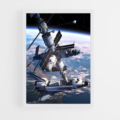 ap-international space station-16 cadre Blanc
