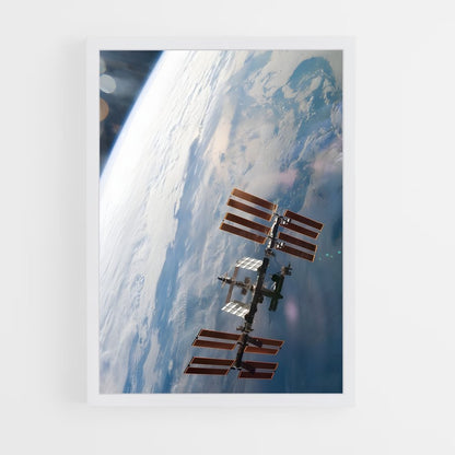 ap-international space station-2 cadre Blanc