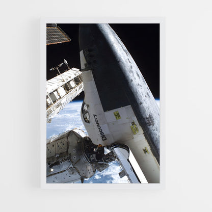 ap-international space station-6 cadre Blanc