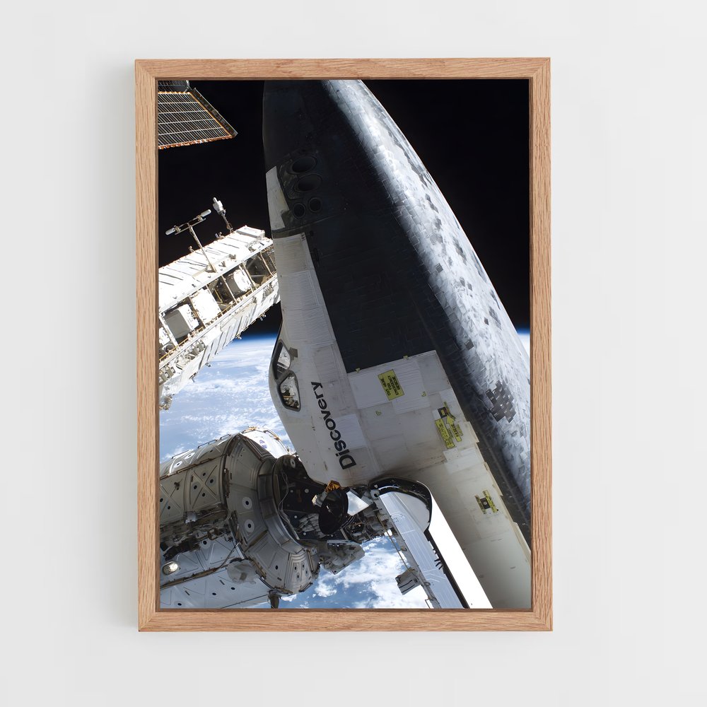 ap-international space station-6 cadre Bois clair