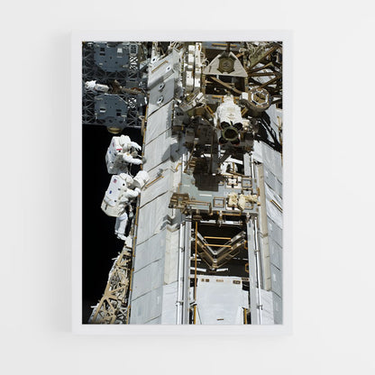 ap-international space station-8 cadre Blanc