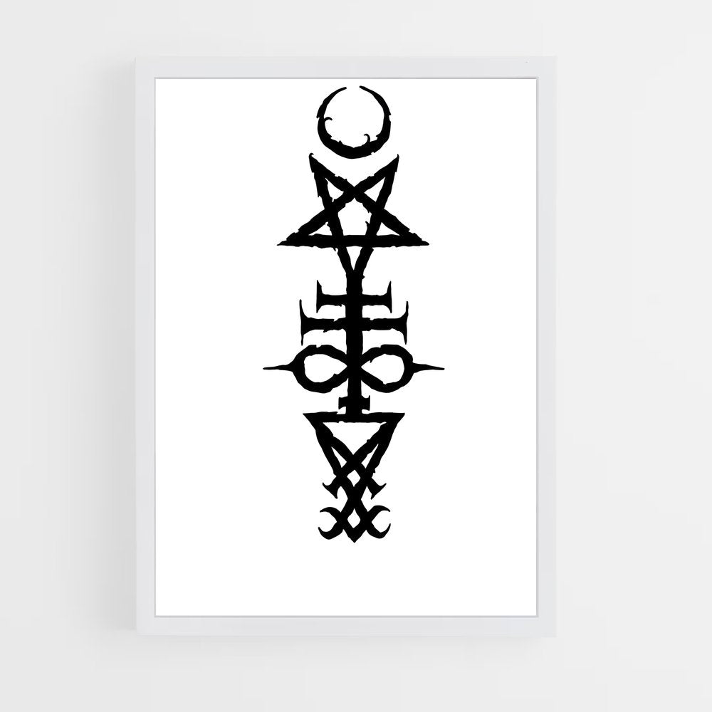 ap-inverted cross-2 cadre Blanc