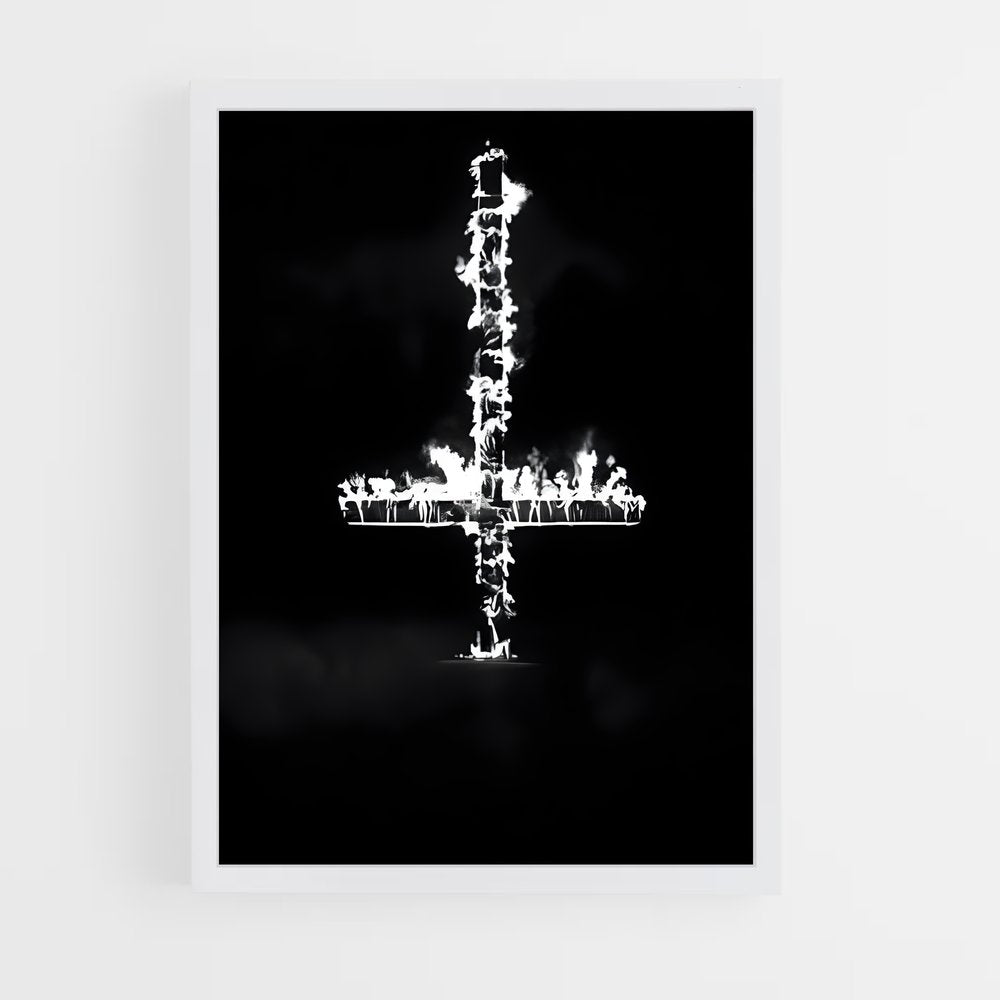 ap-inverted cross-4 cadre Blanc
