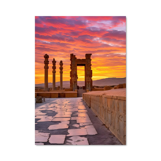 Poster Coucher de Soleil à Kas