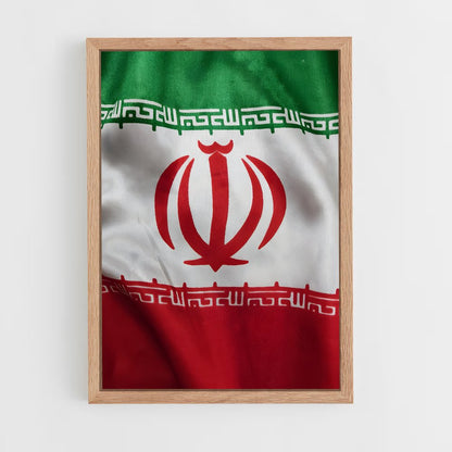 ap-iran flag-7 cadre Bois clair