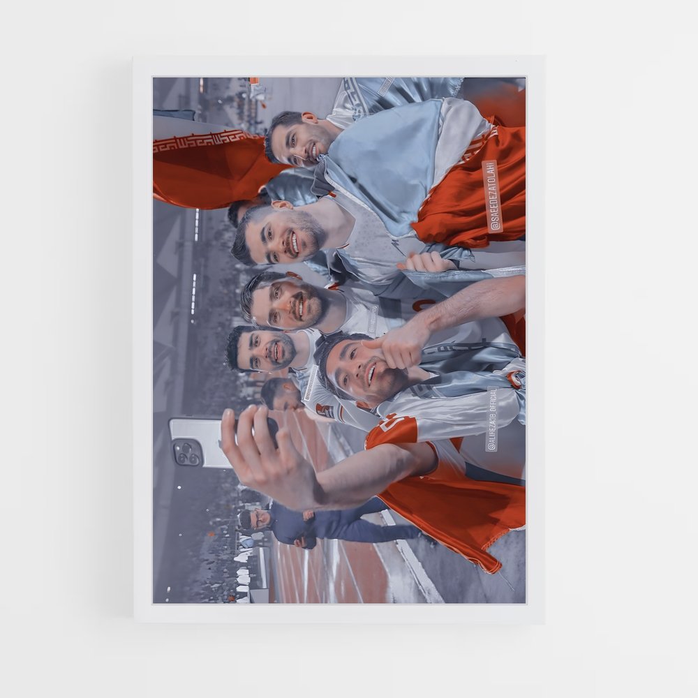 ap-iran national football team-7 cadre Blanc