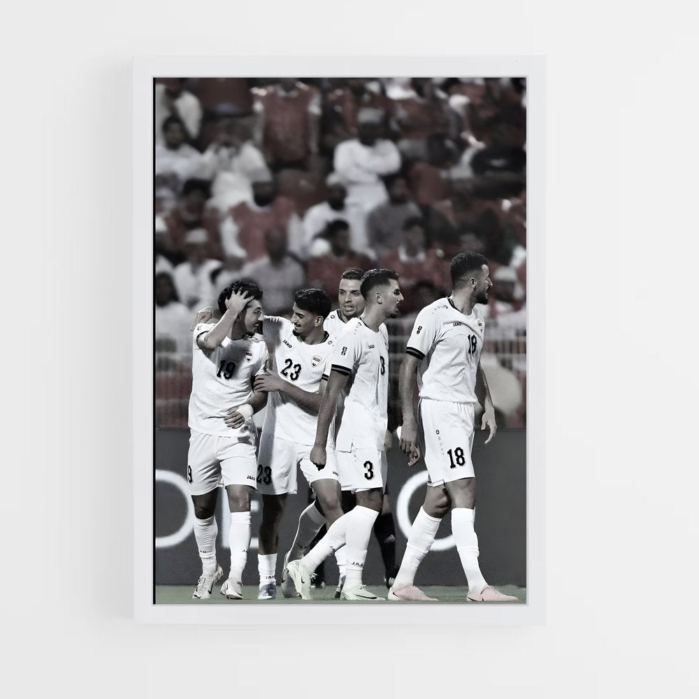 ap-iraq national football team-1 cadre Blanc
