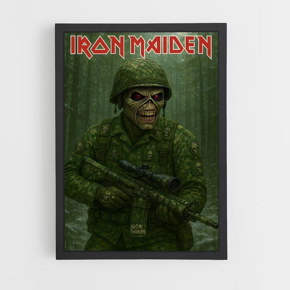 ap-iron maiden-3 cadre Noir