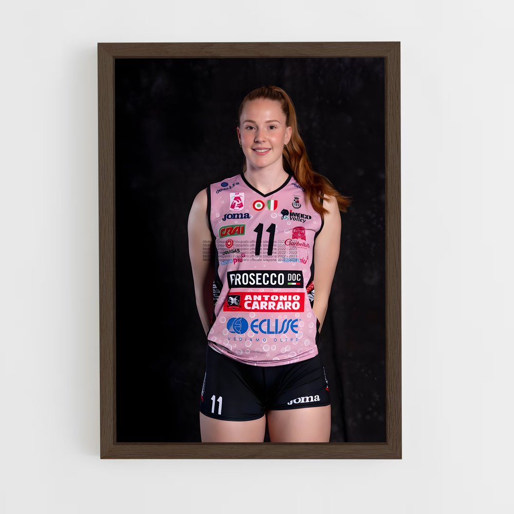ap-isabelle haak-8 cadre Bois foncé