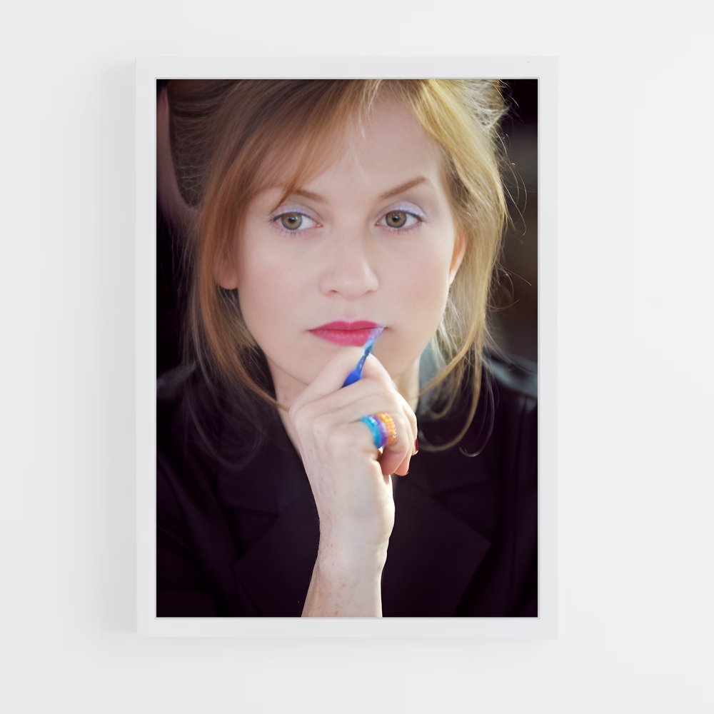 ap-isabelle huppert-9 cadre Blanc