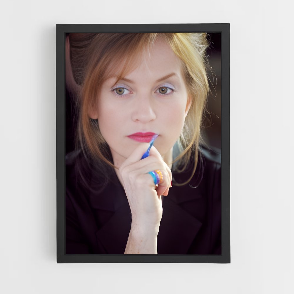 ap-isabelle huppert-9 cadre Noir