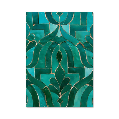 Poster Feuilles d'Émeraude