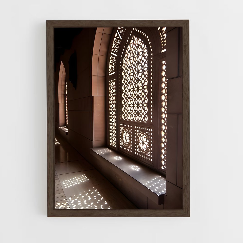 ap-islamic architecture-4 cadre Bois foncé