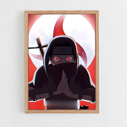 ap-itachi uchiha-4 cadre Bois clair