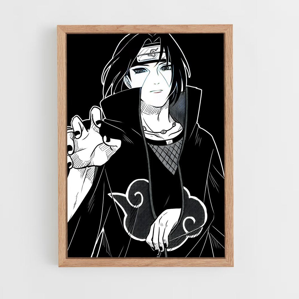 ap-itachi uchiha-7 cadre Bois clair