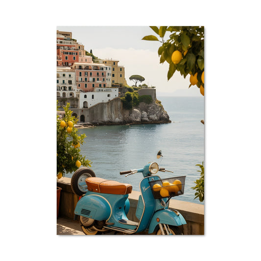 Poster Dolce Vita Scooter