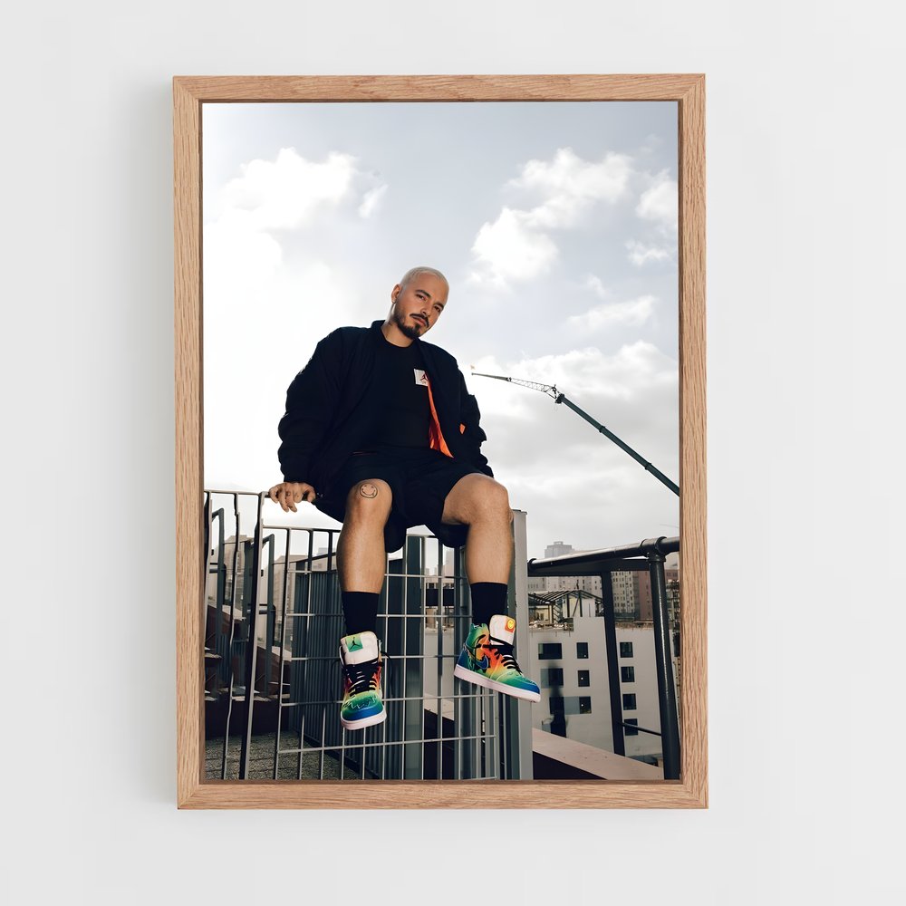 ap-j balvin-4 cadre Bois clair