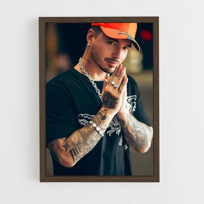 ap-j balvin-6 cadre Bois foncé