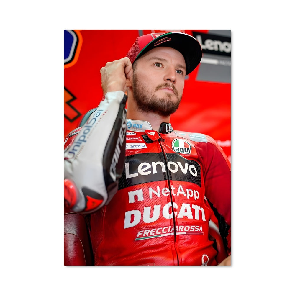Poster L'Homme au Veste Rouge