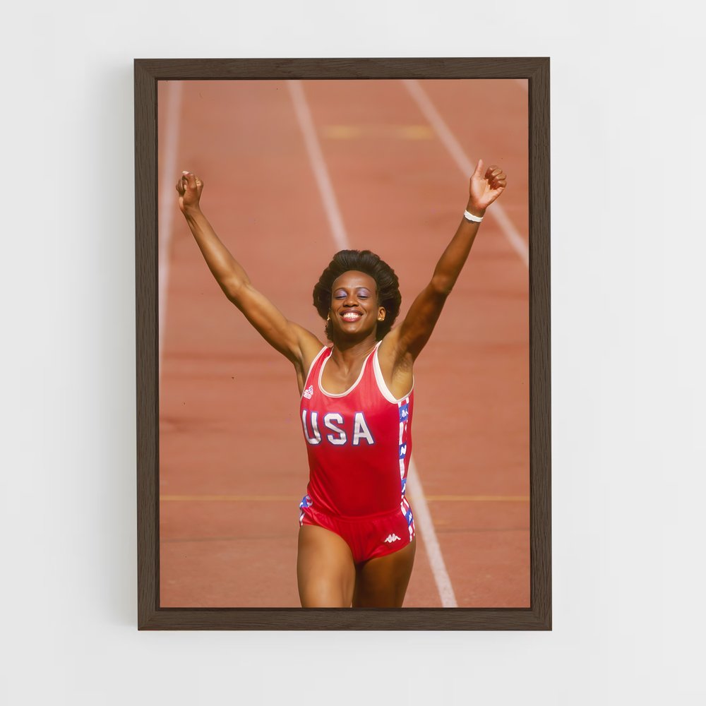 ap-jackie joyner-kersee-3 cadre Bois foncé