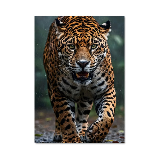 Poster Jaguar Pluvieux