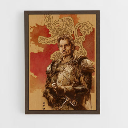 ap-jaime lannister-6 cadre Bois foncé